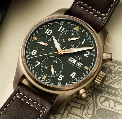 spitfire bronze iwc|iwc pilot chronograph bronze.